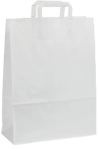 Saphir-Tec VP topcraft® Papier-Tragetasche 32x14x42cm weiß - 250 Stück