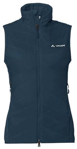 VAUDE Gilet isolante con imbottitura Primaloft, gilet sportivo da donna con inserti elasticizzati, impermeabile e traspirante, ideale per sci e trekking