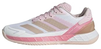 adidas Mujer Defiant Speed 2 Tennis Shoes, FTWR White/Ash Pearl/Bliss Pink, 39 1/3 EU