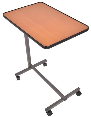 LFYDYKJ Table De Lit sur Roulette Table de lit avec roulettes, Table roulante, Plateau de Nourriture for Ordinateur Portable, Bureau d'hôpital avec Plateau inclinable pour Chambre, Canapé