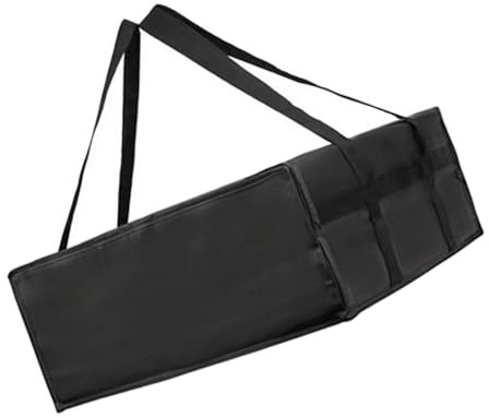 Borsa termica portatile per generi alimentari e trasporto di alimenti in tessuto Pizza Delivery Bag per temperatura controllata, Nero
