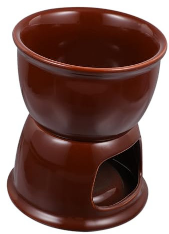 TIDTALEO Pentola per Fonduta Cioccolato in Set Completo per Sciogliere Cioccolato Feste e Speciali
