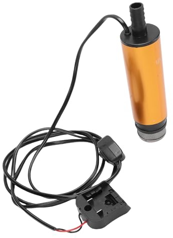 Hamwesh Cordless Submersible Pump, Self Priming 120W 12V 4500RPM 475GPM, Portable Mini Electric Water Transfer Pump with 13ft Cord for Pool Cover, Rain Barrels, Ponds