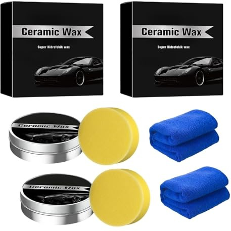 Titanium Ceramic Wax - Nettoyage, Élimination De La Rayure Auto Céramique Titane | 2025 Cire De Polissage Pour Revêtement De Voiture À Protection Forte Pour Camion, Pare-brise, Garage, Mot