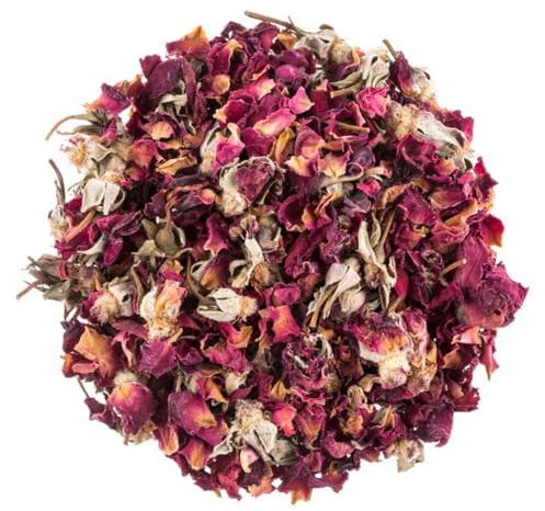 Rosa Petali Secchi 9g in Vasetto Vetro - Fiori Edibili, Qualità Premium per Infusi, Decorazioni Dolci e Tisane Rilassanti | Aroma Naturale, Perfetti per Cucina Gourmet e Cocktail.
