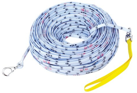 Keson DG30M Depth Gauge Fiberglass Tape (Graduations: m, dm, cm), 6.35mm by 30-Meter