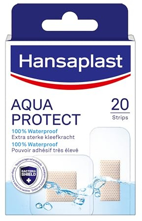 Hansaplast plåster – AquaProtect 100% vattentät – 20 ränder
