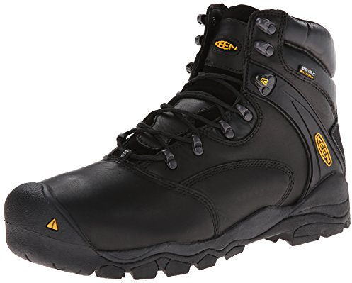 KEEN Utility herr självständighet 15 cm koltå vattentät stövel, Svart, 44.5 EU bred