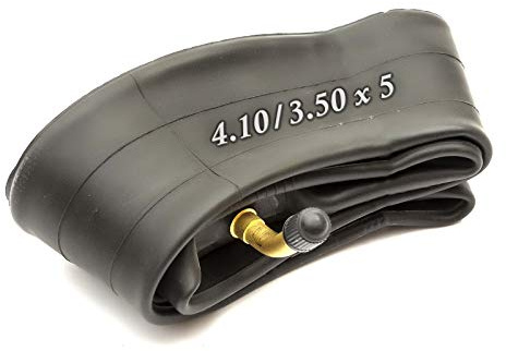 Sack Hand Truck Inner Tube 4.10/3.50x5 Bent Schrader Valve For Tyre Size 410/350x5 4.10/3.50-5 5 Fits 5 Inch Wheels
