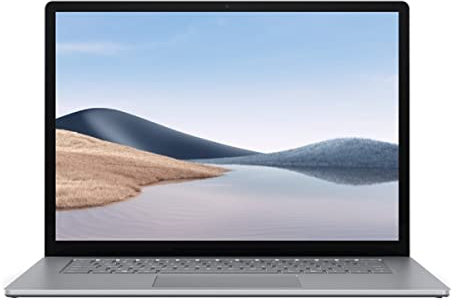 Microsoft Surface Laptop 4, 15 Zoll Laptop (Ryzen 7se, 8GB RAM, 256GB SSD, Win 10 Home) Platin