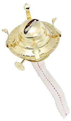 Öllampe Teil Einstellbar Öllampe Kaminhalter Dochthalter Öllampe Ersatzbrenner für Lampen Retro Öllampe