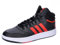 adidas Herren Hoops 3.0 Mid Lifestyle Basketball Classic Vintage Shoes Schuhe, core Black/Better Scarlet/Cloud White, 43 1/3 EU