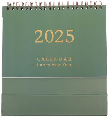 OHPHCALL 2025 Englischer Tischkalender Tischkalender Minimalistisches Büroaccessoire