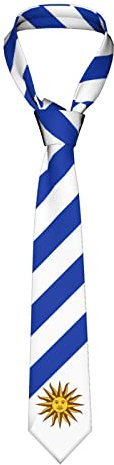 Herren Krawatte Uruguay-Flaggenemblem, Business Halstuch Formelle Krawatte Graziös Krawattenschal Für Party Herren Hochzeit