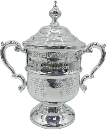 Haodage Us Open Tennis Trophy Frau Einzel Champion TrophäE Replik Challenge Cup Meisterschafts TrophäEn Heimdekoration SammlerstüCke FüR Tennisfans Office Club Ornamente