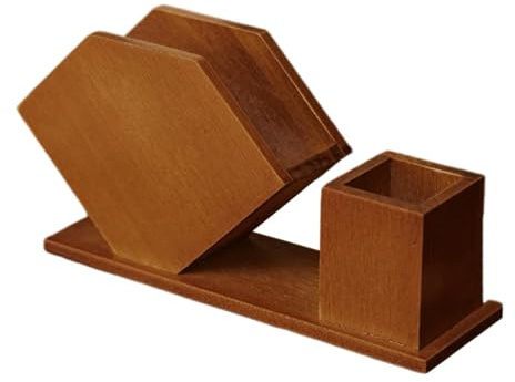 Folpus Servilletero Palillero Madera Independiente Compacto Organizador Moderno