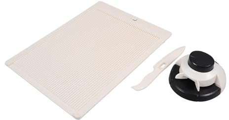 Didiseaon Planche à Découper Papier Artisanal et Outil de Pliage D'enveloppes pour Loisirs Créatifs, 1 Kit Portable Couleur Naturelle, Précision pour Fabrication Cartes, Scrapbooking
