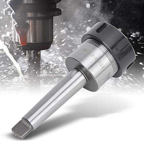 TOPINCN Portabrocas de Boquilla Cónica Morse de Alto Rendimiento para Fresado CNC, Rango de Sujeción ER32 de 1 a 20 Mm, Larga Vida útil para Talleres Industriales