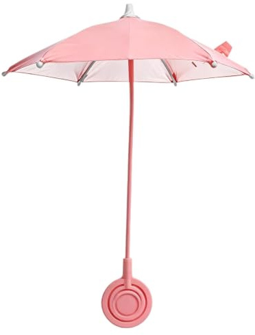 Fizepgo Magnetic Phone Umbrella,Anti Glare Magnetic | 2-in-1 Cellphone Sun Shield Stand,for Video Photo Watching Vacation Beach Pool Travel