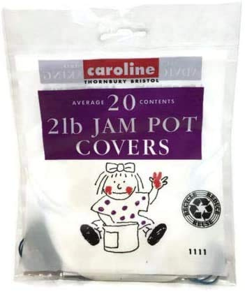 Caroline T1111 Jam Pot Covers 2Lb X20