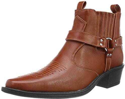 US Brass Herren Eastwood Cowboy-Stiefel/Cowboy-Stiefelette/Westernstiefel