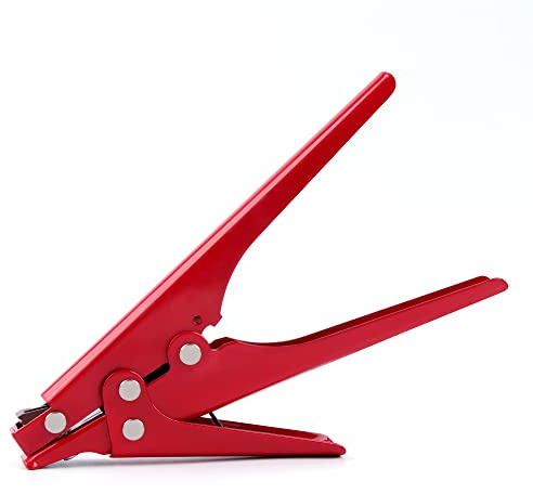 Knoweasy Zip Tie Tool and Tensioning and Cutting Tool for Plastic Nylon Cable Tie or Fasteners up to 0.37 Inches