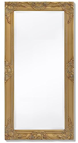 vidaXL Wandspiegel Garderobe Spiegel Badspiegel Antik Barock-Stil 100x50 cm Gold