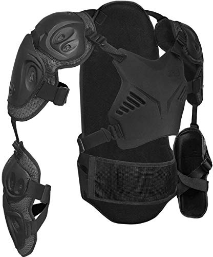 IXS Assault EVO Upper Protective Black XSS Protektoren, Unisex, Erwachsene, Schwarz