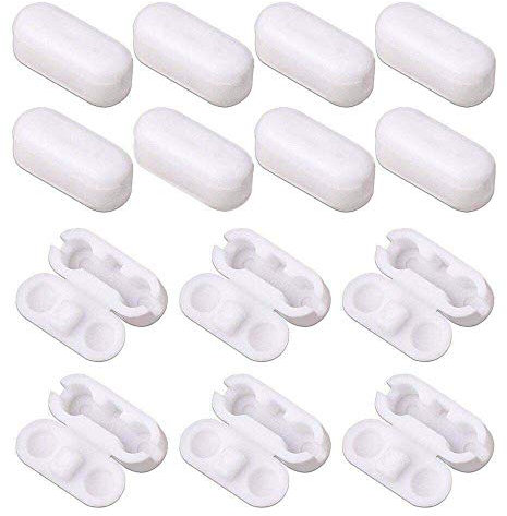 Blind Pull Cord Connector Clips - Plastic Chain Roller, Roman, Vertical (5)