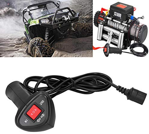 Télécommande De Treuil Contrôleur De Treuil Télécommande De Treuil électrique Universelle Avec Câble De 9,2 Pieds Pour Véhicule Tout-terrain De Voiture