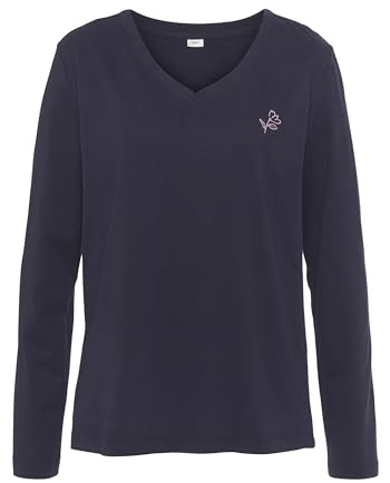 s.Oliver Damen 88492448 T-Shirt, Dunkelblau, 40-42 EU