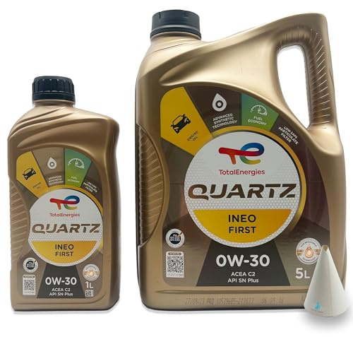 6 L Total Quartz Ineo First 0W-30 | passend für | PSA B71 2312 | PSA B71 2302 | 6 Liter | Motoröl | Motorenöl | mit Trichter | weitere Empfehlungen siehe Artikelbeschreibung