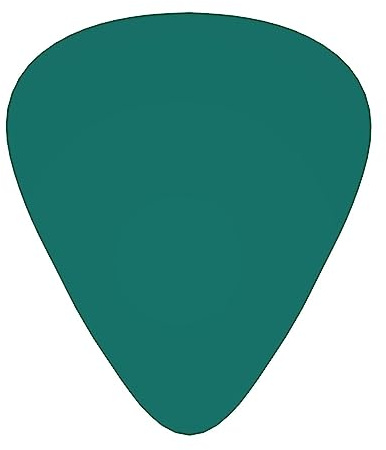 Gitarrenplektren für Akustikgitarre, E-Gitarre, Ukulele, 12 Stück, Dunkelgrün