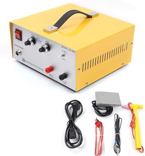 CHRISK Permanent Jewelry Welder Jewelry Spot Welding Machine, 80A 600W Jewelry Spot Welder Electric Soldering Machine Gold Silver,220v