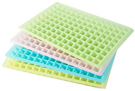 Mikinona Molde De Hielo De Bandeja De Silicona Para Hielo Con Forma De Diamante Molpara Bandeja Para Uso Congelador