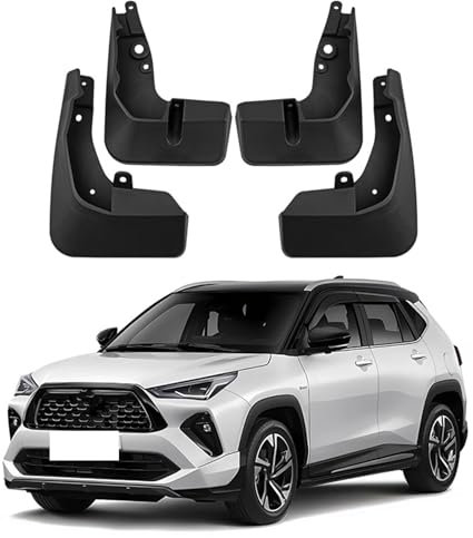 4 Parafanghi per Toyota Yaris Cross GR 2023, Paraspruzzi Parafanghi Anteriori Posteriori Protezione Antiacqua Senza Forare Accessori Auto