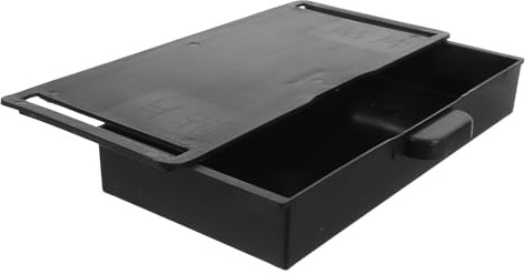 SOIMISS Versteckte Ausziehbare Schublade Unter Dem Schreibtisch Selbstklebend Aufbewahrungsbox Für Zuhause Und Büro Mit Praktischem Griff 9.25X4.13X1.38In