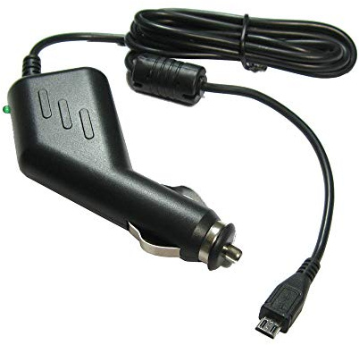 Trade-Shop Micro-USB 2A KFZ-Ladekabel 12V/24V mit TMC Antenne ersetzt 4UUC5 4UUC.001.05 4UUC23 Navigationsgerät (1,1m Länge)