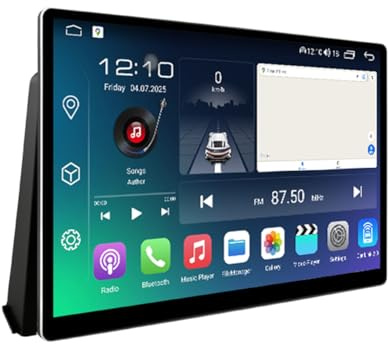 12,5 tum Ultra-Silm skärm för Citroen Berlingo 2019 Peugeot Partner Rifter 2019-2012 Android bil multimedia stereo carplay radio 2K QLED 1920 x 1200 (8 Core UIS8581 4+64 GB Wifi 4G)