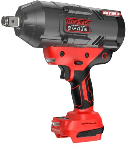 Cle a Choc Sans Fil 2100Nm Compatible avec Makita 18V Batteries(Outil Seul) | Boulonneuse à Chocs 3/4 avec Lumière LED, Moteur Brushless, 3 Vitesses, Mode RSS, pour Écrous de Roue, Entretien Automobile