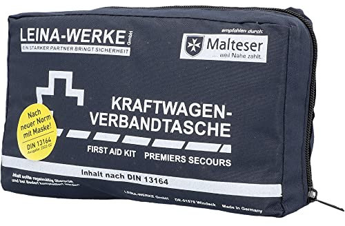 Leina 73602 Trousse de Secours, Noir/Rouge