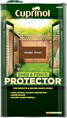 Cuprinol Shed & Fence Protector - Gold/Brown 5L