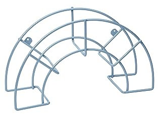 Sauvic 03310 - Soporte Manguera Grande plastificado, Color Gris