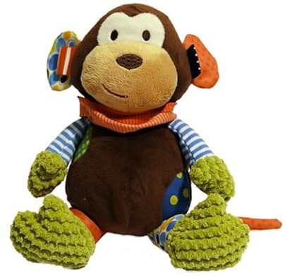 Rosewood Singe Sacha en Peluche Jouet pour Chien Multicolore 26 cm