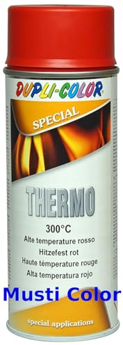 Super Hitzelack Thermolack Hochtemperatur Rot 300°C Auspufflack 400ml