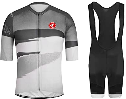 UGLY FROG Stoff-Upgrade – Milchfaser Neue Radsport Anzüge Damen Radtrikot Set, Atmungsaktiv Quick-Dry Kurzarm Radsport-Shirt + Gel Gepolsterte Shorts mit Gel Pad Summer Triathlon Clothes
