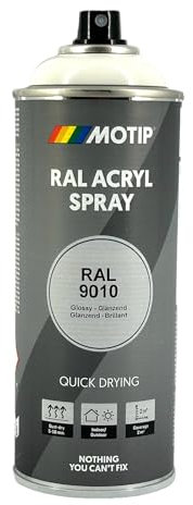 Motip 07040 HG RAL 9010 reinweiss 400 RAL-Lack