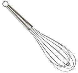 Lagostina I Cucinieri Frusta Grande con Anello, Acciaio Inox 18/10, 30 cm