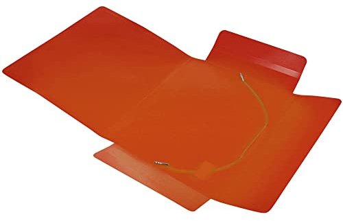 Liderpapel 34970 Gummizugmappe, Polypropylen, DIN A5, Rot