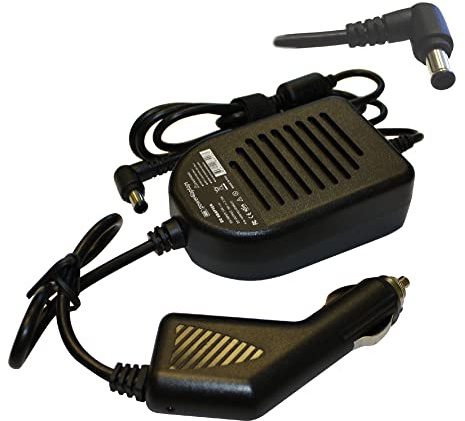 Power4Laptops DC Adapter Laptop Car Charger Compatible With Sony Vaio VGN-N350